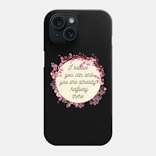 I believe you can and you are already halfway there Phone Case