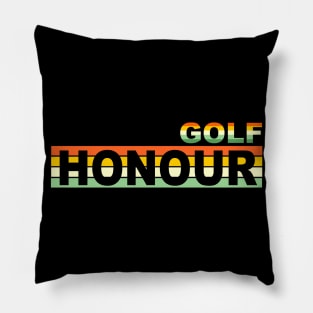 golf of honour retro Pillow