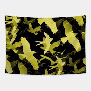 Yellow Birds Tapestry