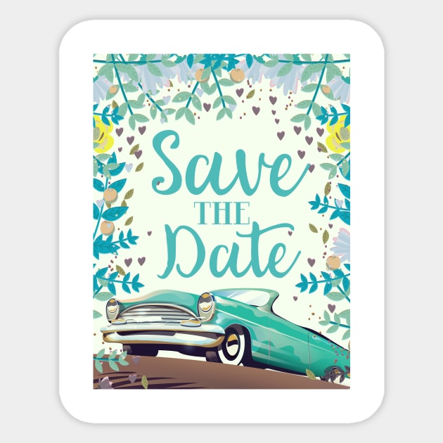 Save the Date - Save The Date - Sticker