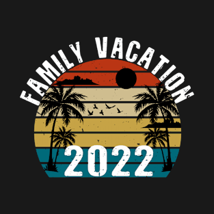 Family Vacation 2022 Beach Tropical Summer Vacation Cool T-Shirt