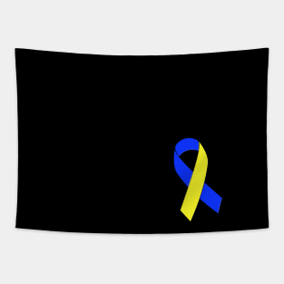 This Down Syndrome Support Ribbon - Side Tapestry