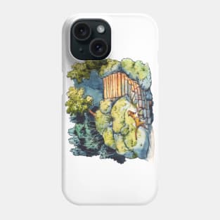 cat on a stairs - ginger Phone Case