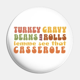 Groovy Thanksgiving Funky Typography Design in Warm Colors Pin