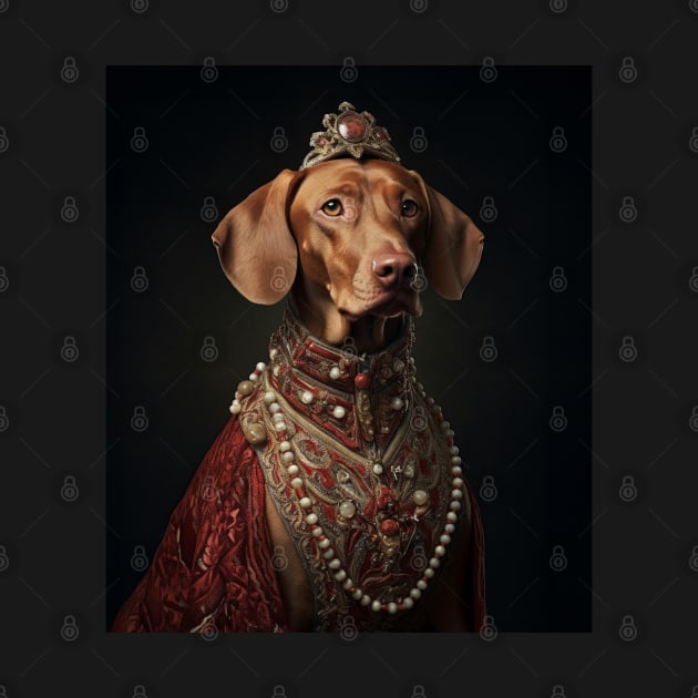 Graceful Vizsla - Medieval Hungarian Queen by HUH? Designs