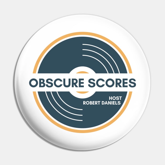 Obscure Scores Logo Pin by Visions In Sound Store