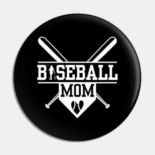 Baseball Mom Pin