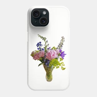 Flowers in a Vase Floral gift for Mothers Day Phone Case