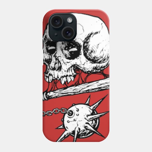 Skull and Flail Phone Case by Dizine Supply