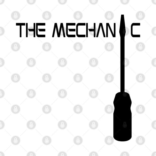 The Mechanic - Black by SanTees