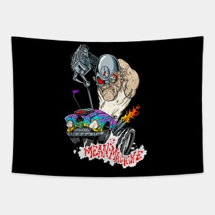 Mean Machine Angel Tapestry