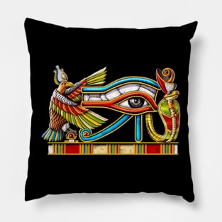 Egyptian Eye Of Horus Pillow