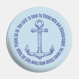 Psalm 34:18-Saved from lost hope Pin