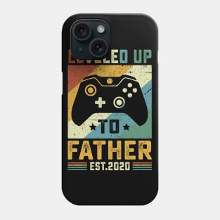 Vintage Leveled Up To Father Est.2020 Phone Case