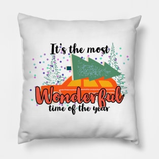 It's the most wonderful time of the year Pillow