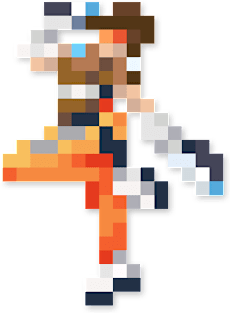 Tracer low-res pixelart Magnet