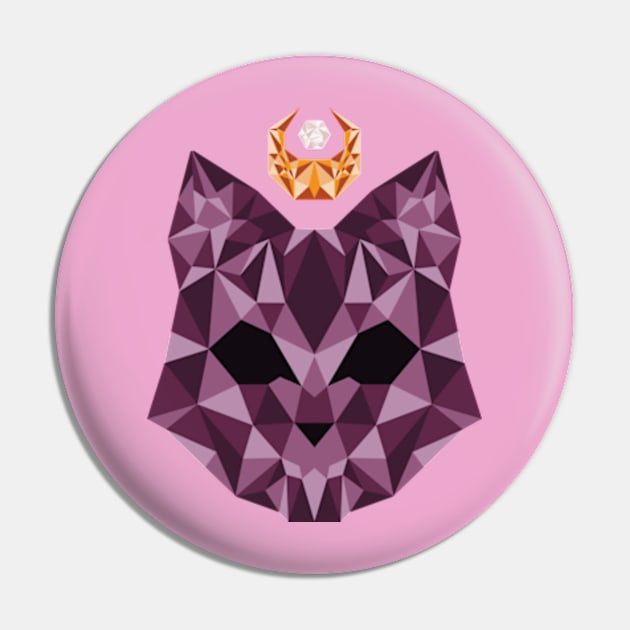 Crystal Moon Cat Pin by Chofy87