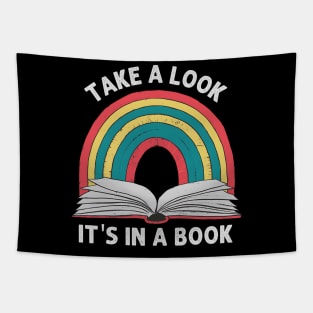 Take a Look it's in a Book Reading Rainbow Tapestry