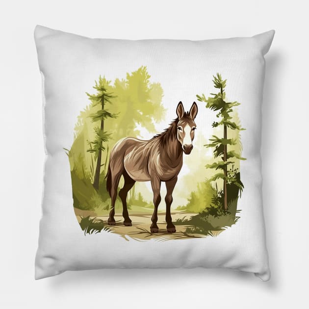 Little Donkey Pillow by zooleisurelife
