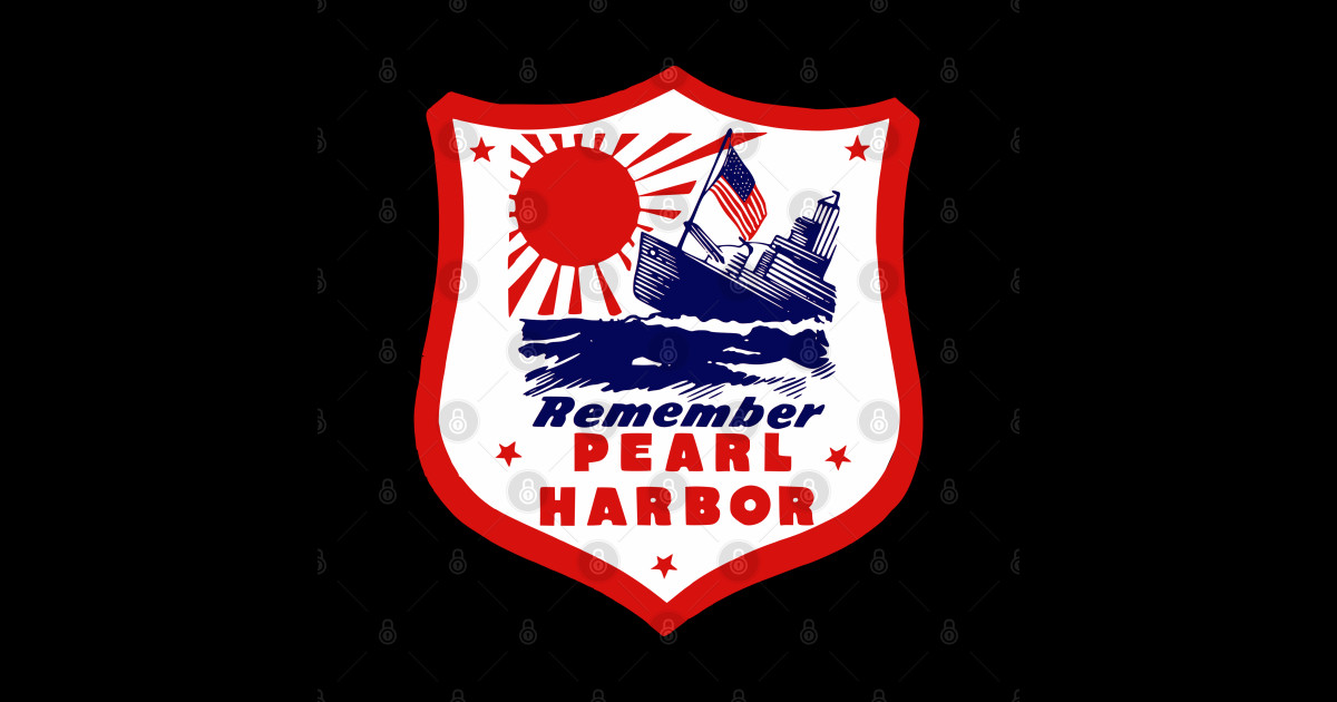 World War Ii Remember Pearl Harbor World War Ii Sticker Teepublic