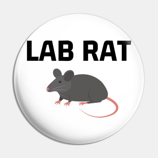 Lab Rat Cute Science Laboratory Rodent Pin by Mellowdellow