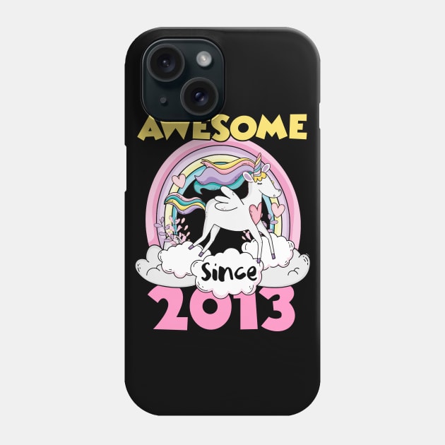 Cute Awesome Unicorn 2013 Funny Gift Pink Phone Case by saugiohoc994