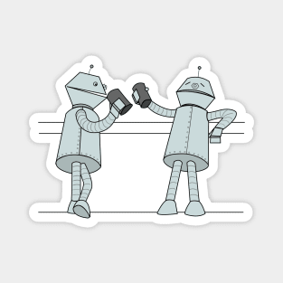Robots Drinking Magnet