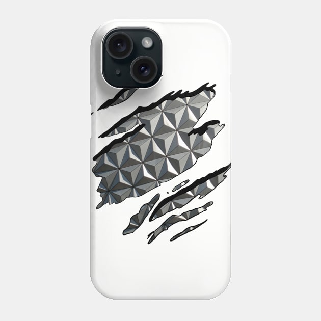 Spaceship Earth Is My Core Phone Case by rk33l4n