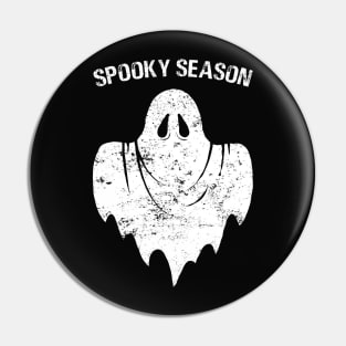 spooky season halloween ghost design Pin