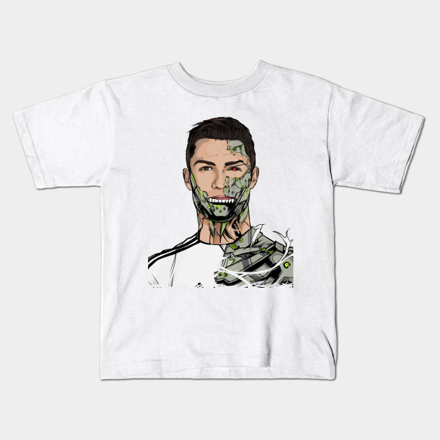 Football Legends Cristiano Real Madrid Robot - Cristiano Ronaldo - Kids T-Shirt | TeePublic