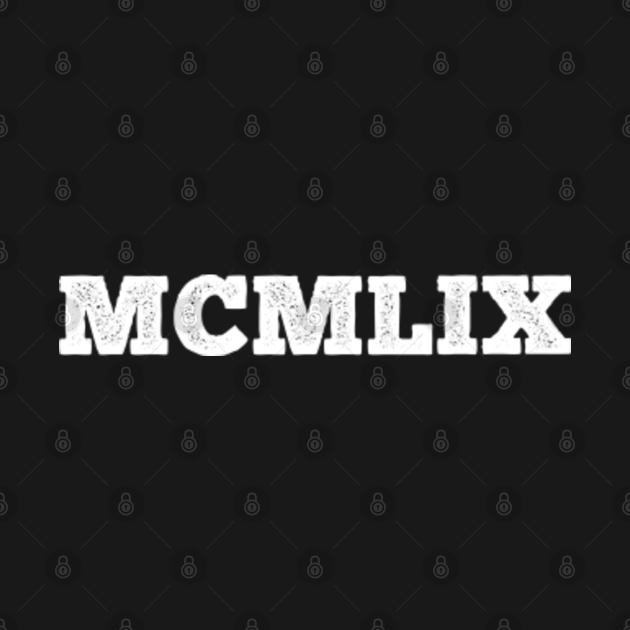 1959 Roman Numerals 1959 Roman Numerals TShirt TeePublic