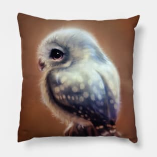 Little blue owl Pillow