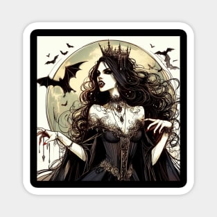 The vampire black queen Magnet