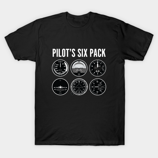 pilot six pack t shirt