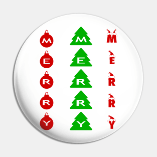 MERRY MERRY MERRY Pin