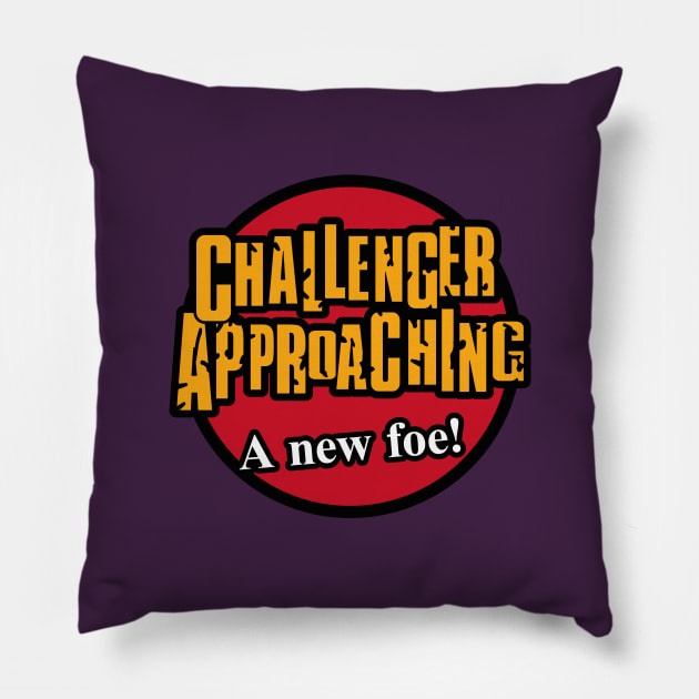 CHALLENGER APPROACHING - A new foe! (The Brawl) Pillow by DCLawrenceUK