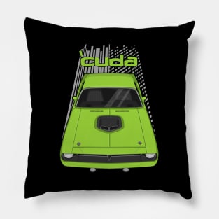 Plymouth Barracuda - Hemi Cuda - 1970 - Sublime Green Pillow