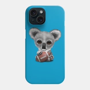 Cute Baby Koala Playing With Football Phone Case