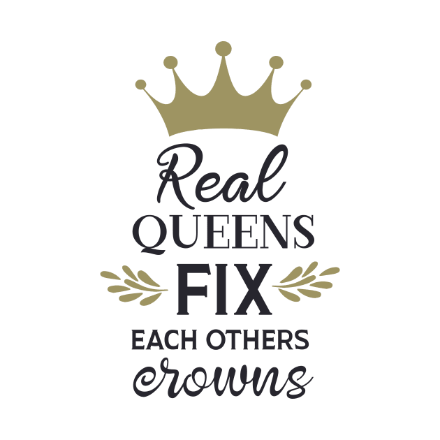 Real Queens fix each others crowns by EnchantedWhispers