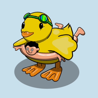 Pool-Ready Ducky T-Shirt