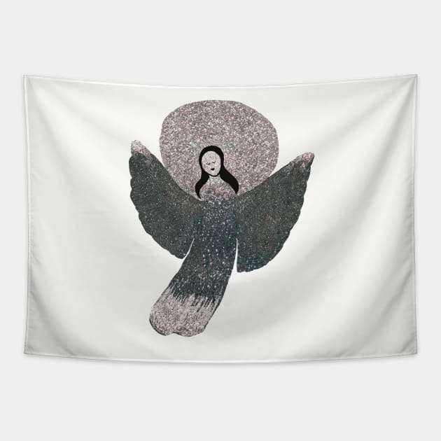 Glitter Angel! Tapestry by designs-by-ann