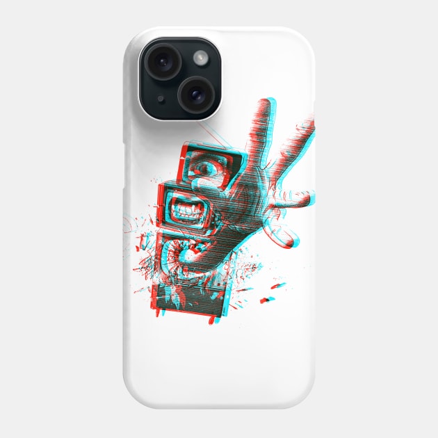 3DTV Phone Case by victorcalahan