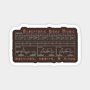 Electronic Body Music machines [weathered version] Magnet