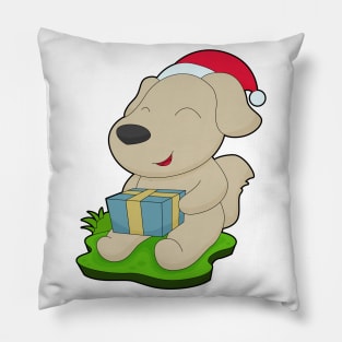 Dog Christmas Package Pillow