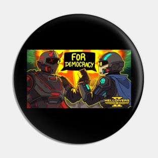 Helldivers for Democracy Pin