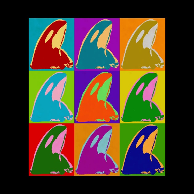 Killer Whale Pop Art Colorful Bright Best Selling Unique Gift Animal Orca Lovers by joannejgg