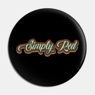vintage tex Simply Red Pin