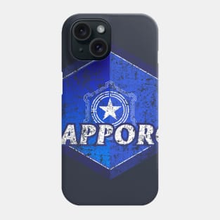 Sapporo Municipality Japanese Symbol Distressed Phone Case