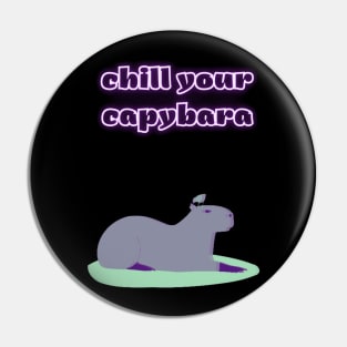 chill your capybara Pin
