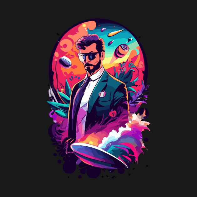 businessman cosmo surfing by NegVibe